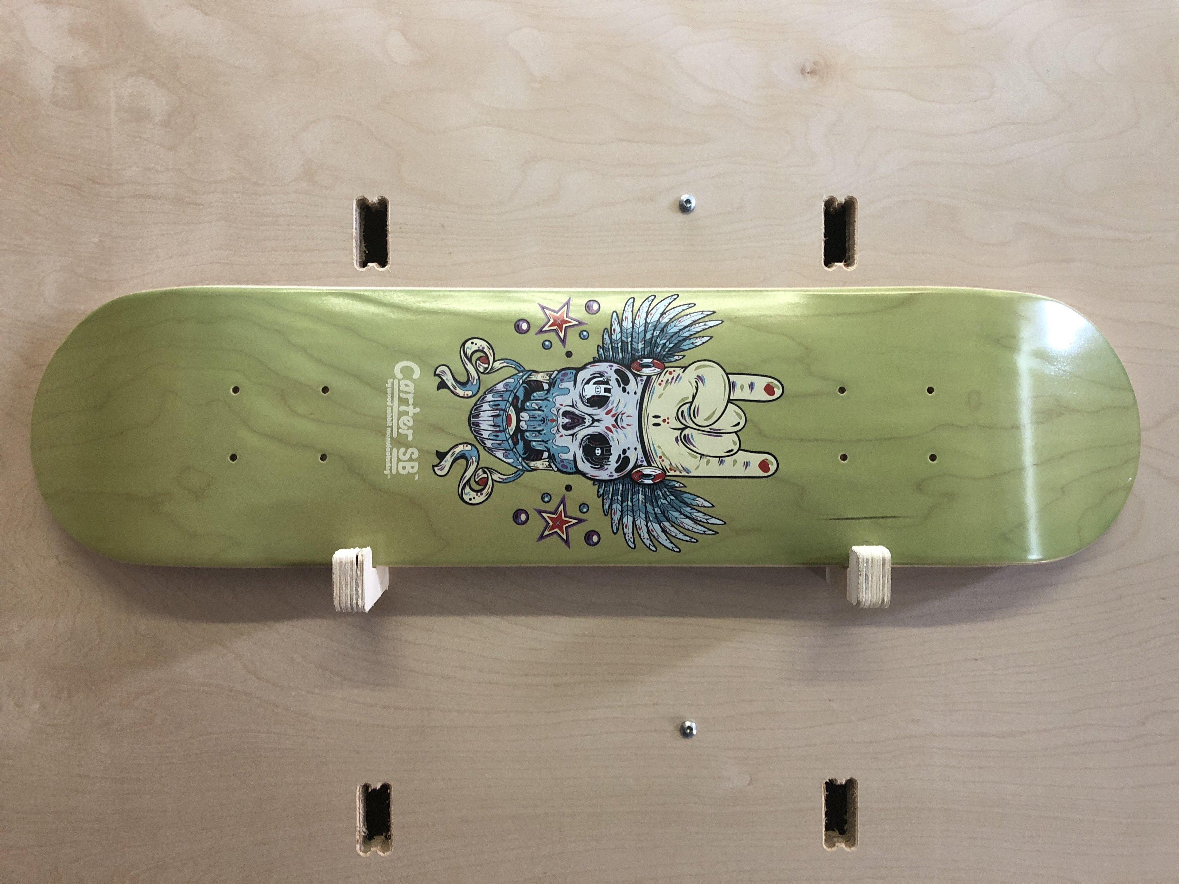 Bomb Skull on Green - XS,  - Carter SB