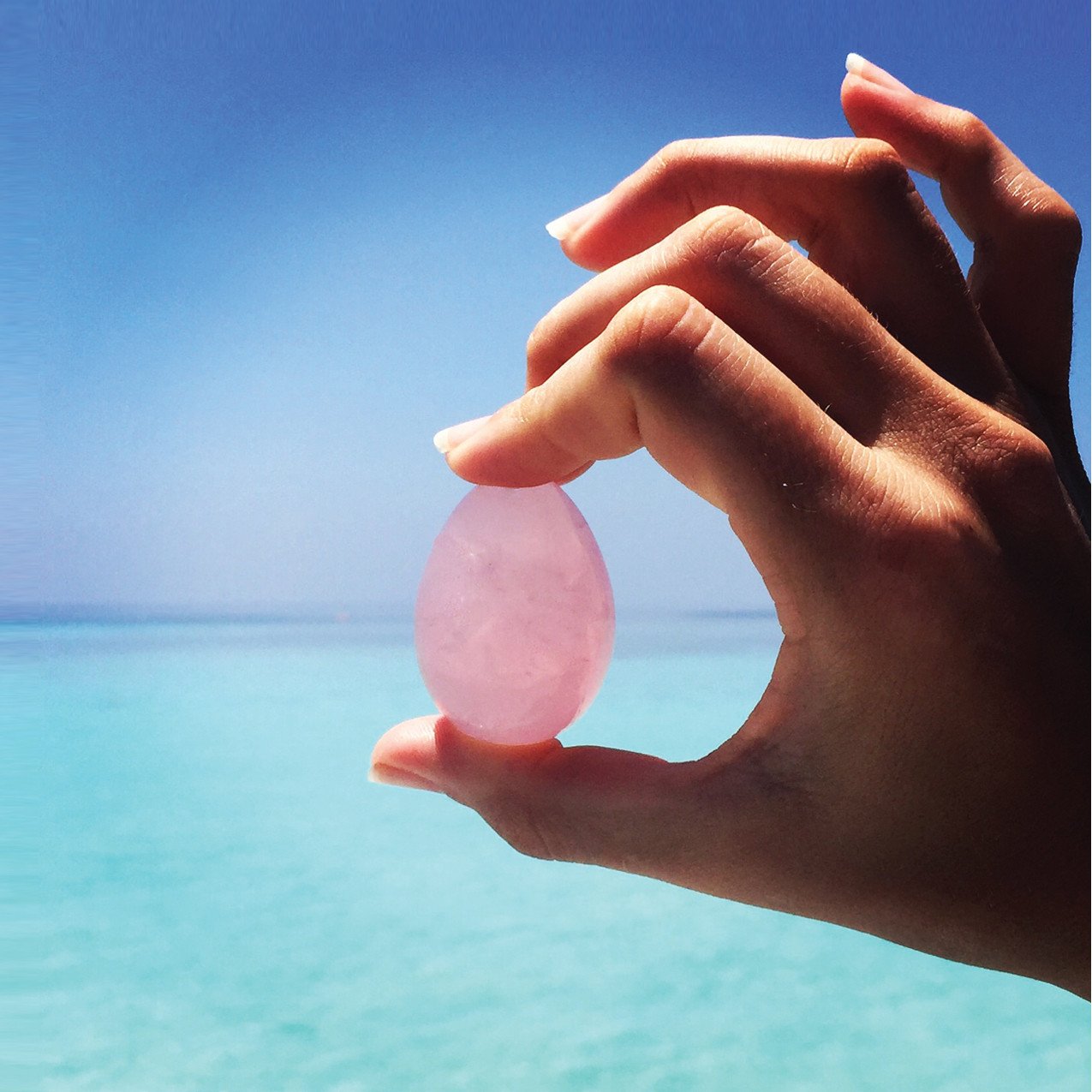 Star Rose Quartz Yoni Egg
